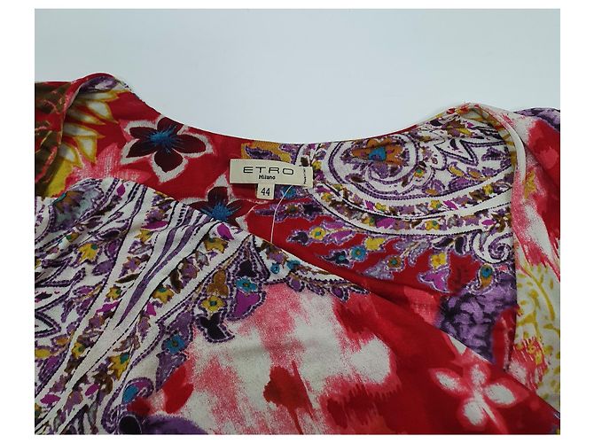 Vestido Etro Multicor de Viscose e Elastano - vista 7