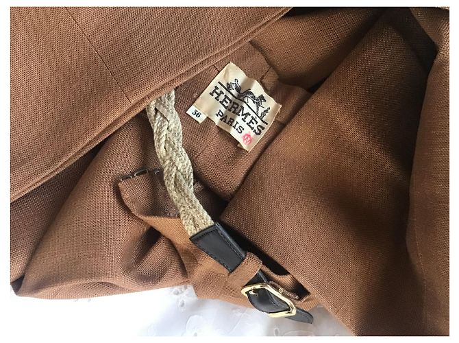 Hermès Hermes Seidenhose Braun - Ansicht 6