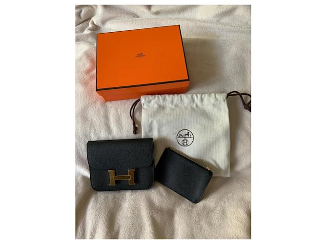 Hermès Compacto delgado Constance Negro - vista 2