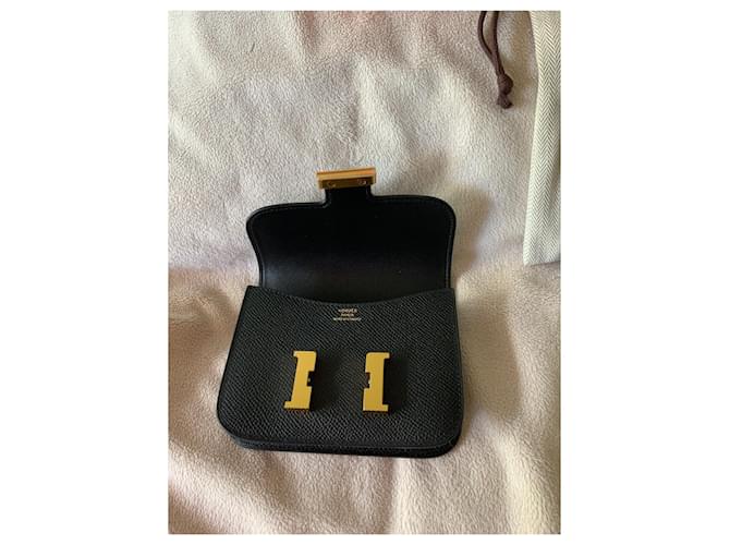 Hermès Compacto delgado Constance Negro - vista 9