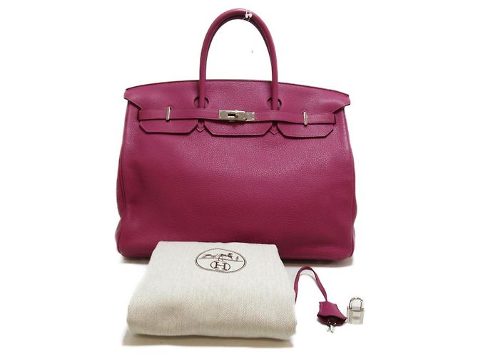 Hermès HERMES BIRKIN 40 Rosa - vista 7