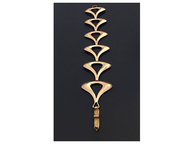 Autre Marque Bracciale modernista vintage in argento 925 - vista 2