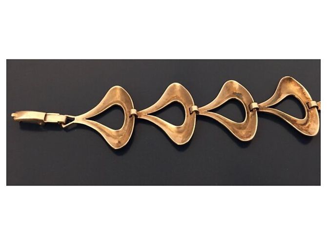Autre Marque Bracciale modernista vintage in argento 925 - vista 5