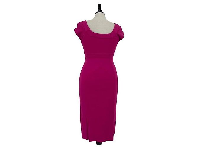 Diane Von Furstenberg DvF Alejetta Viskosestretchkleid Pink Lila - Ansicht 2