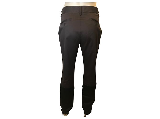 Marithé et François Girbaud Pantaloni bicolore Marithé François Girbaud Nero Marrone scuro - vista 2