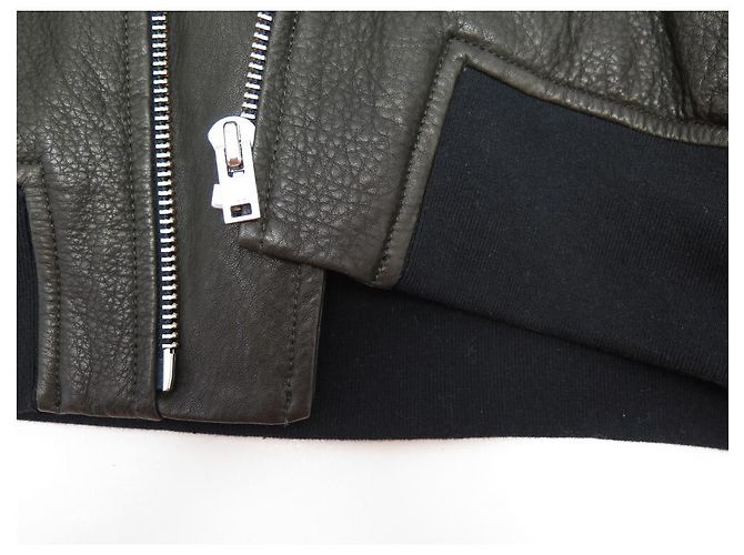 NEW JACKET JACKET IRO LEBON AVIATOR 34 XS GRAINED LEATHER JACKET - view 10