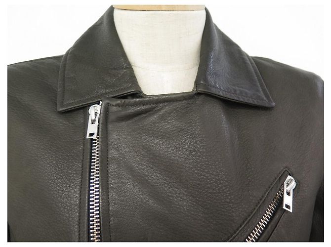 NEW JACKET JACKET IRO LEBON AVIATOR 34 XS GRAINED LEATHER JACKET - view 2