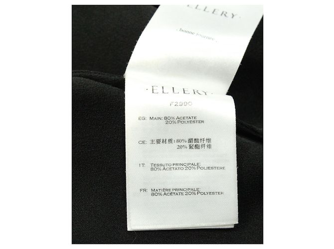 Top Ellery de Acetato Negro - vista 6