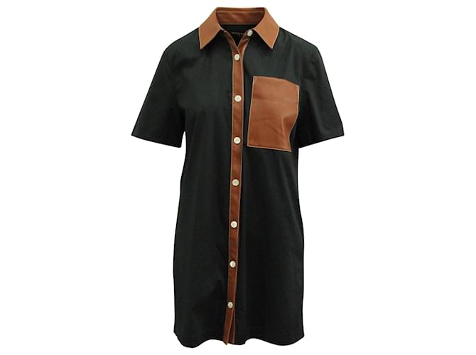VESTIDO Staud Switch de algodón negro - vista 2