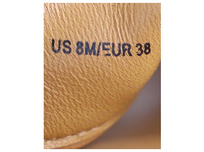 Sandales Vince Jenita Slide en Cuir Camel Jaune - vue 6