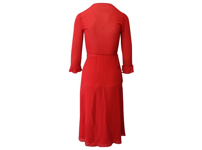 VESTIDO ENVOLVENTE REFORMATION Roja - vista 2