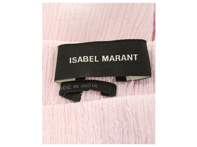 Conjunto Saia e Top Ilhós Isabel Marant em Algodão Rosa - vista 6