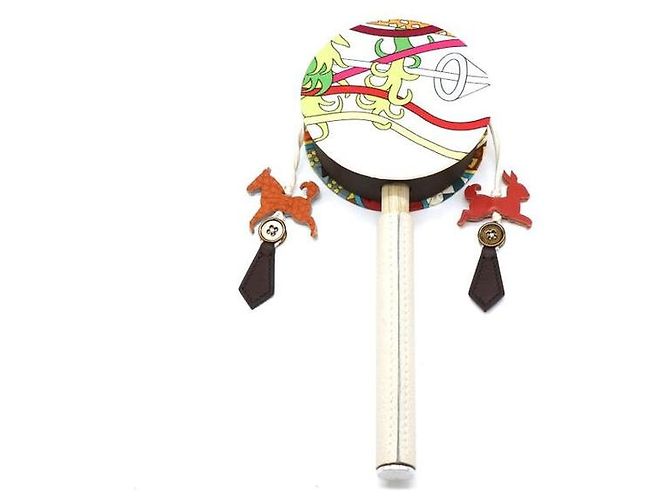Hermès Petit H Ocean Drum Mehrfarbig Holz Mehrfarben - Ansicht 3