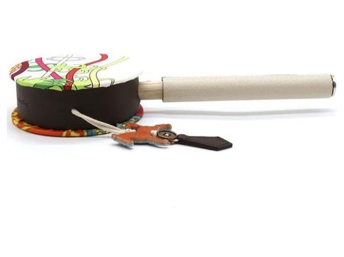 Hermès Petit H Ocean Drum Mehrfarbig Holz Mehrfarben - Ansicht 7