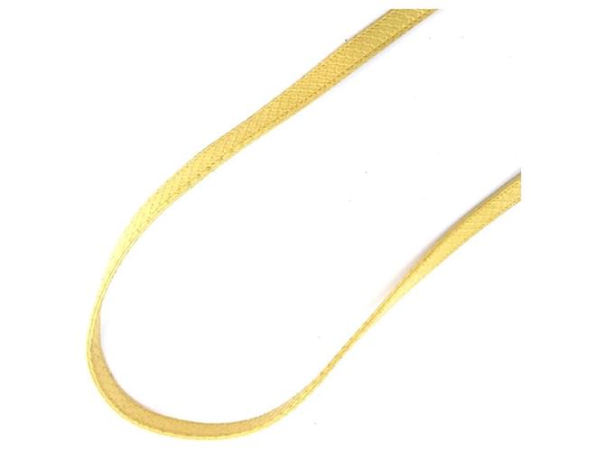 Dior Lady Umhängetasche aus gelbem Pythonleder - Ansicht 12