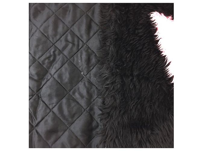 Day Sciarpa Balenciaga Oversize in finta pelliccia con logo nero rosa - vista 13