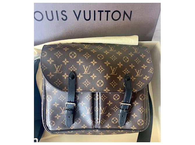 Louis Vuitton Christopher messager Marron - vue 3