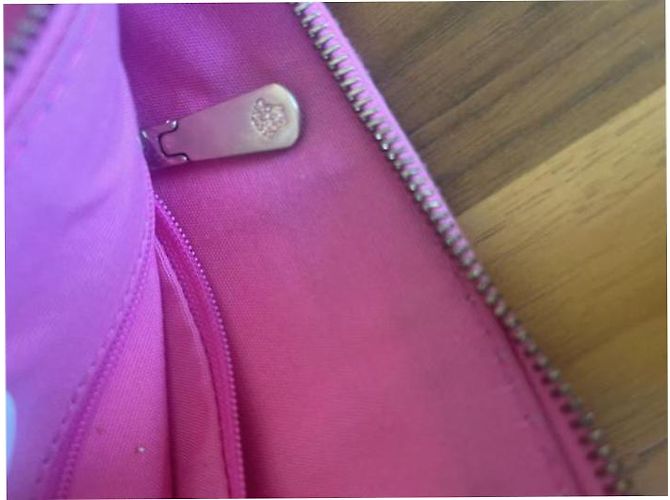 Borsa Versace in pelle rosa - vista 5