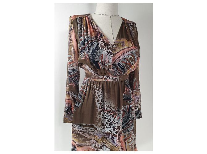 Vestido de seda Matthew Williamson Multicolor - vista 2