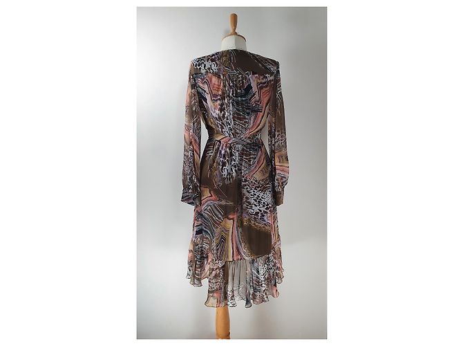 Vestido de seda Matthew Williamson Multicolor - vista 3