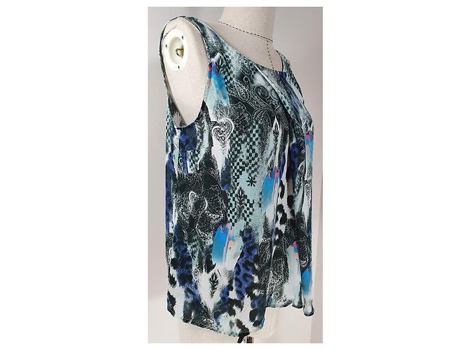 Gestuz Tank Top Viscose Multi Color Size 36 Multiple colors - view 2