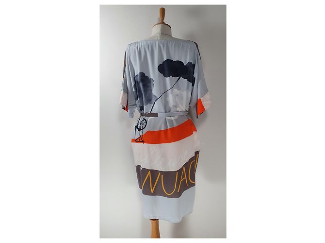 Autre Marque Vestido de seda Stine Goya Multicolor - vista 4