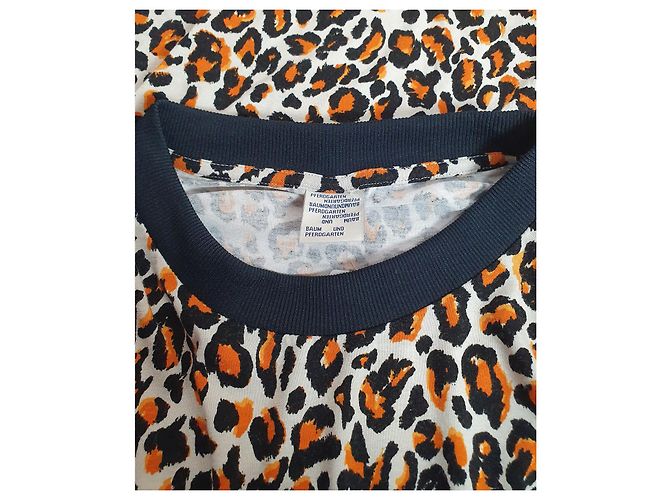 Top Baum und Pferdgarten estampado leopardo viscosa Multicolor Estampado de leopardo - vista 4