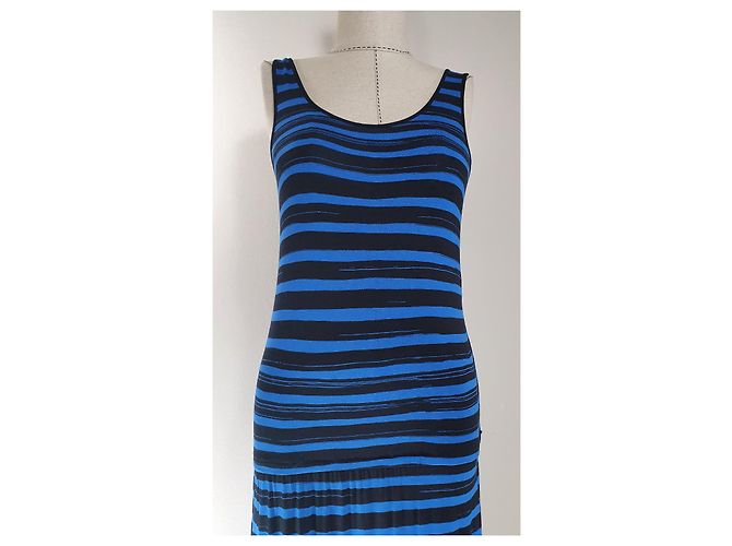 Michael Kors Maxikleid Blau Schwarz - Ansicht 2