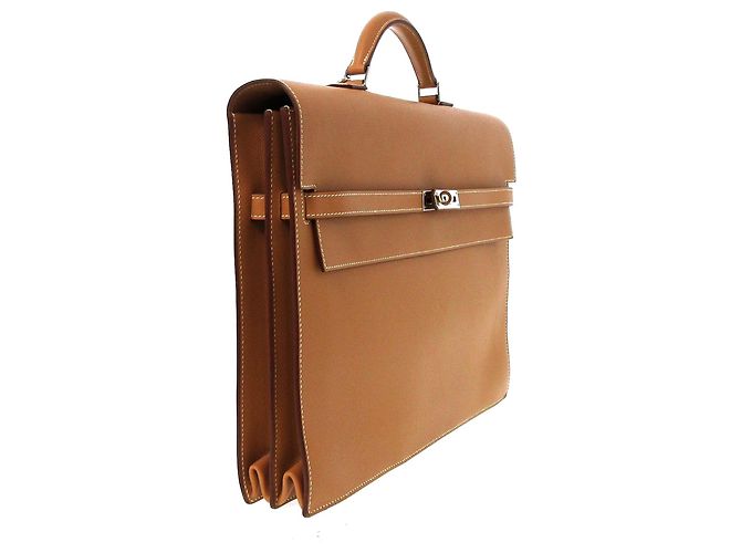 Hermès Hermes Brown Epsom Kelly Depeches Marrone - vista 2