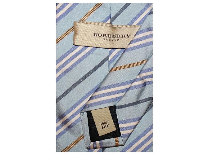 COLLANA A RIGHE BURBERRY Blu - vista 2
