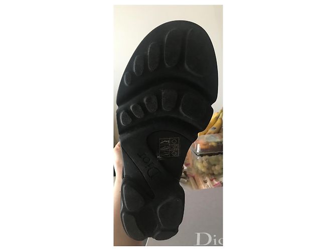 Dior Fusion Sneaker Schwarz mit Kristallen Größe 37 - Ansicht 8