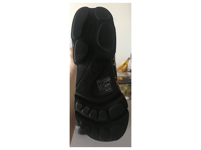 Dior Fusion Sneaker Schwarz mit Kristallen Größe 37 - Ansicht 9