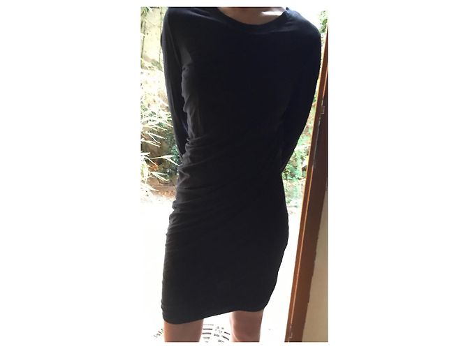 3.1 Phillip Lim Kleid aus schwarzer Seide - Ansicht 10