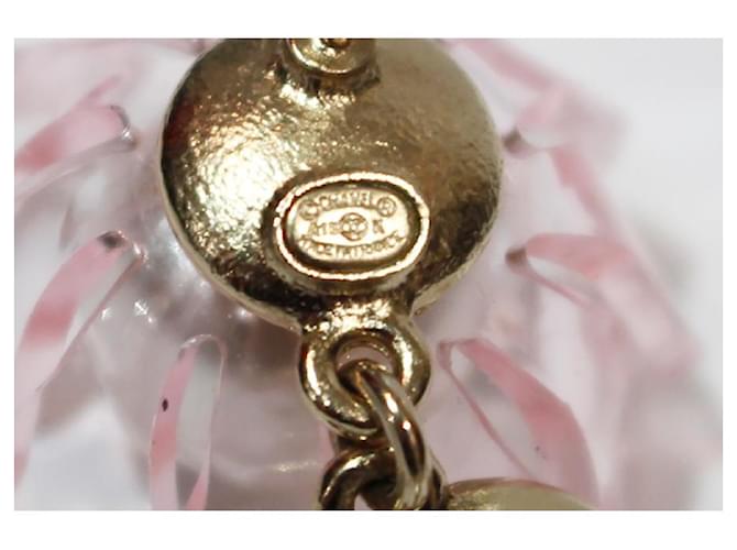 Chanel Aretes Rosa Crudo Gold hardware - vista 4