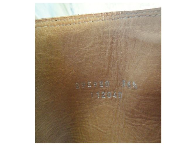 Botas Western Gucci de cuero marrón claro 37,5 FR - vista 3