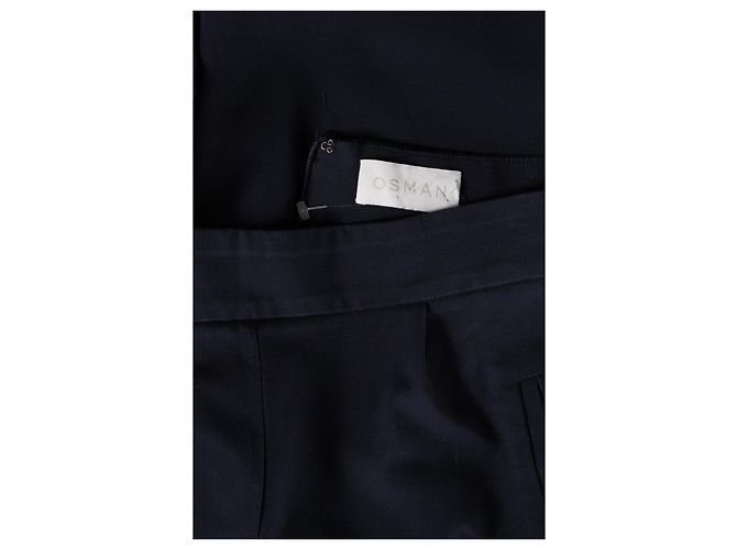 Autre Marque Pantalones Osman London de algodón azul - vista 3
