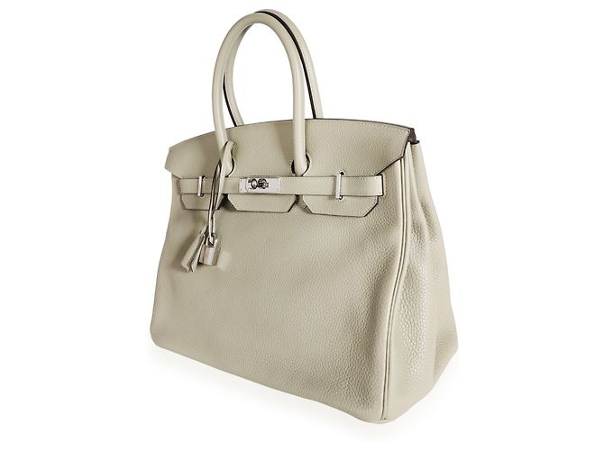 Hermès Sauge Clemence Birkin 35 PHW - vista 2