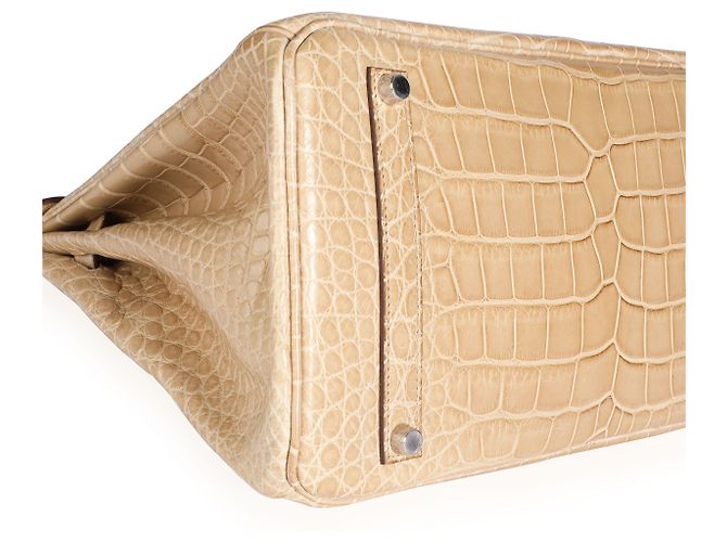 Hermès Hermes Poussiere Matt Alligator Birkin 35 PHW Fleisch - Ansicht 3