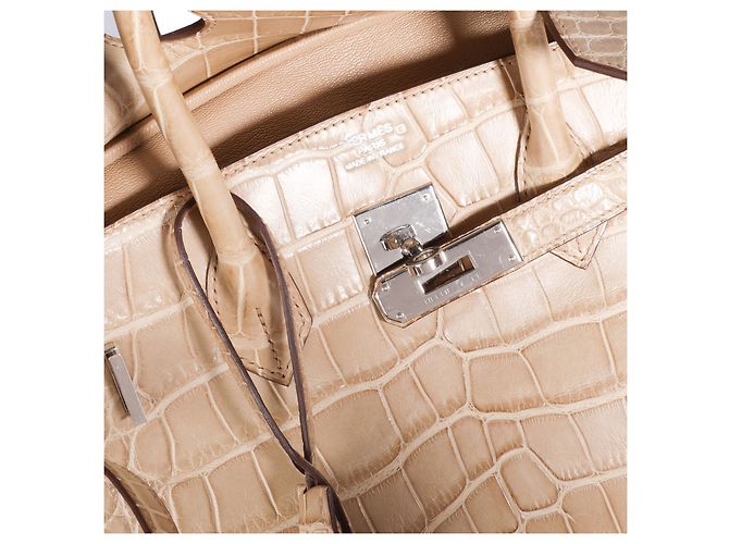 Hermès Hermes Poussiere Matt Alligator Birkin 35 PHW Fleisch - Ansicht 4