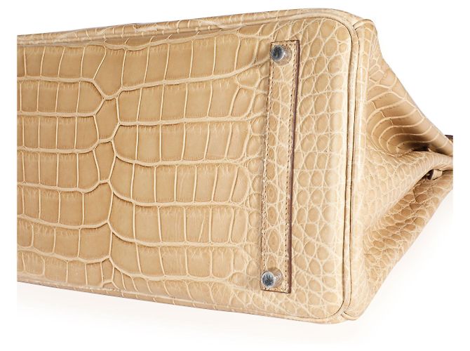 Hermès Hermes Poussiere Matt Alligator Birkin 35 PHW Fleisch - Ansicht 5