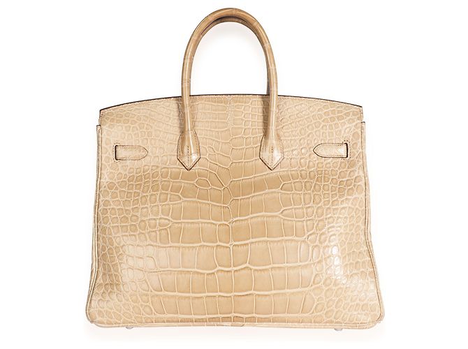 Hermès Hermes Poussiere Matt Alligator Birkin 35 PHW Fleisch - Ansicht 6