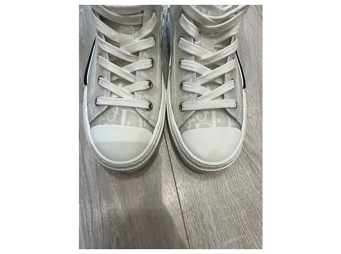 Zapatillas Dior B23 blancas de tela Blanco - vista 5