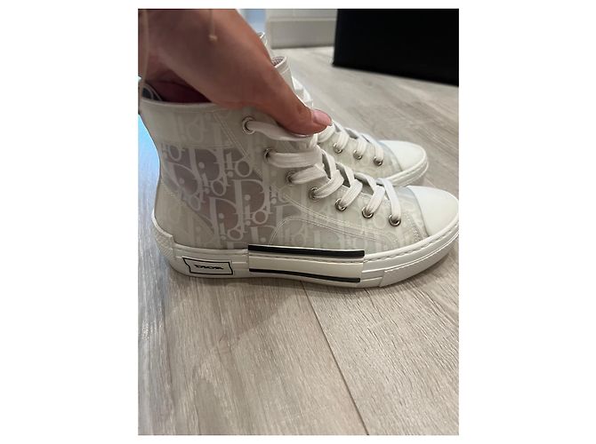Zapatillas Dior B23 blancas de tela Blanco - vista 6