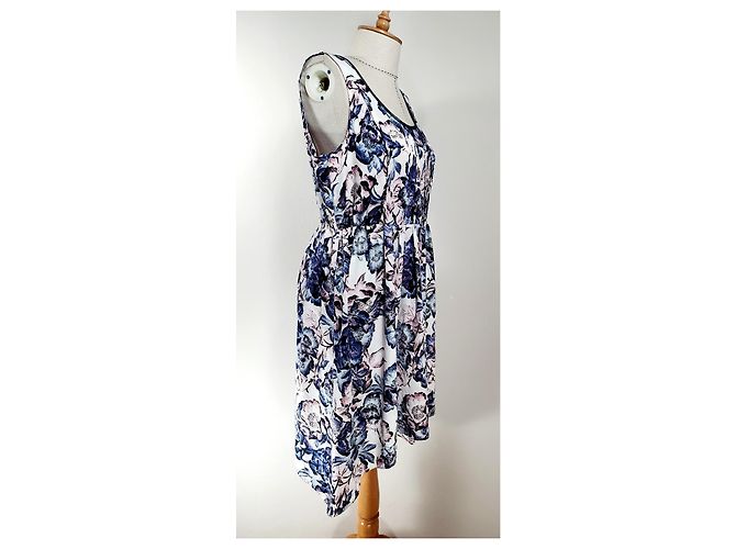 Vera Wang Simply Kleid Polyester Mehrfarbig Größe L Mehrfarben - Ansicht 3