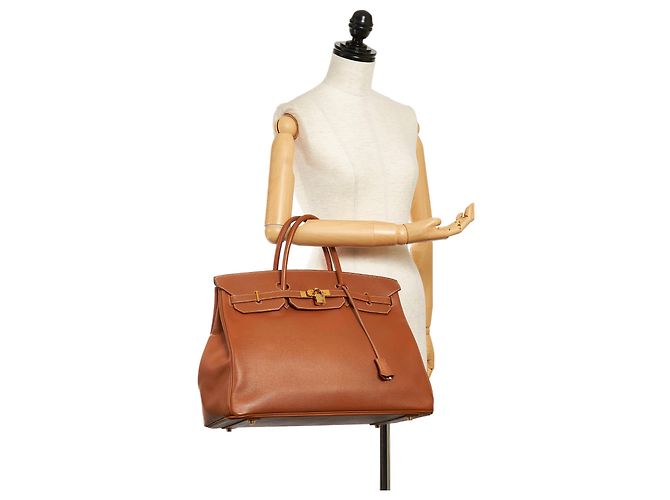 Hermès Hermes Brown Epsom Birkin 40 Marrone - vista 12