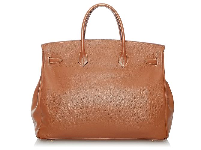 Hermès Hermes Brown Epsom Birkin 40 Marrone - vista 3