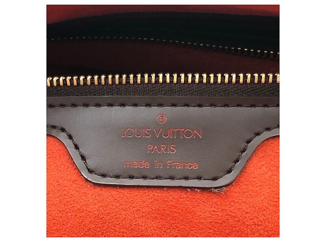 Manhattan Borsa tote Louis Vuitton Uzes con tasche frontali in damier ebene Marrone - vista 11