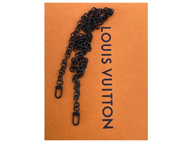 Tracolla catena amovibile Louis Vuitton Nera Nero - vista 2
