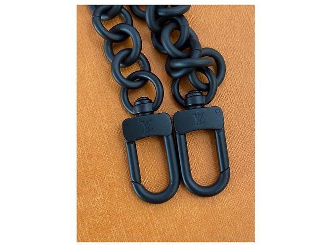 Tracolla catena amovibile Louis Vuitton Nera Nero - vista 5