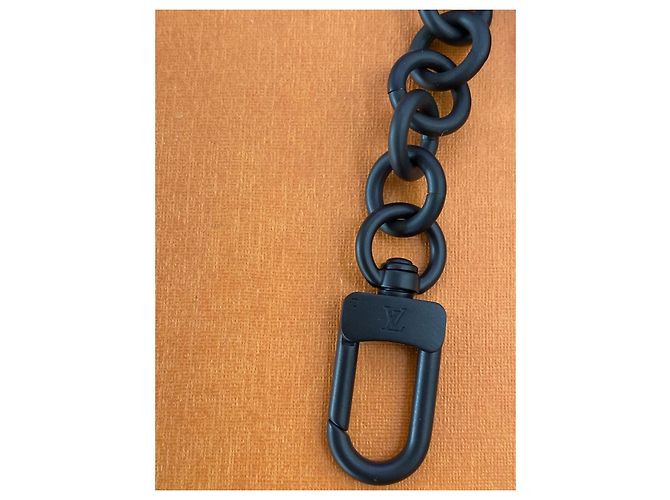 Tracolla catena amovibile Louis Vuitton Nera Nero - vista 8